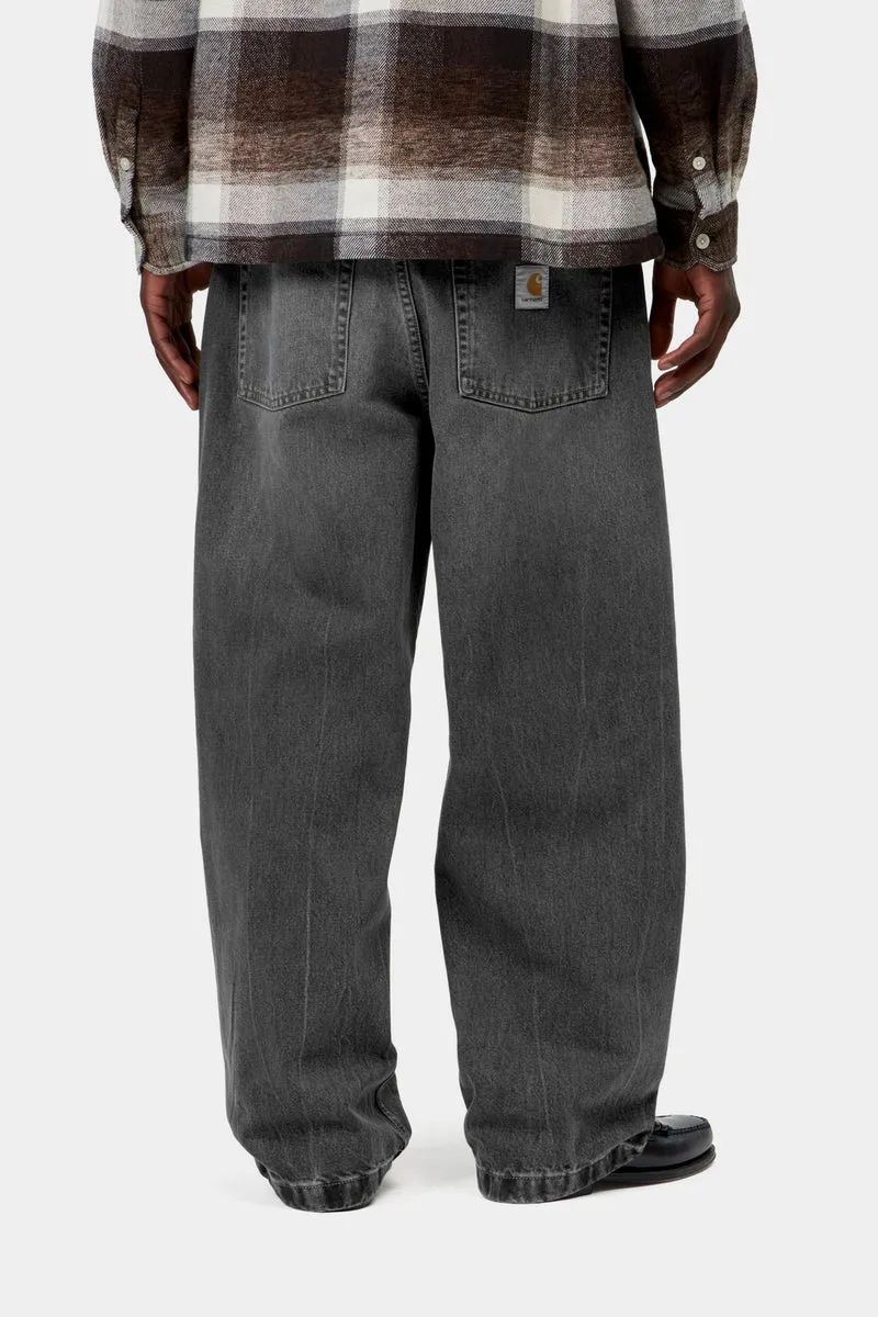 Carhartt WIP Herren Brandon Hose | Schwarzer Marmor, gebrauchte Wäsche