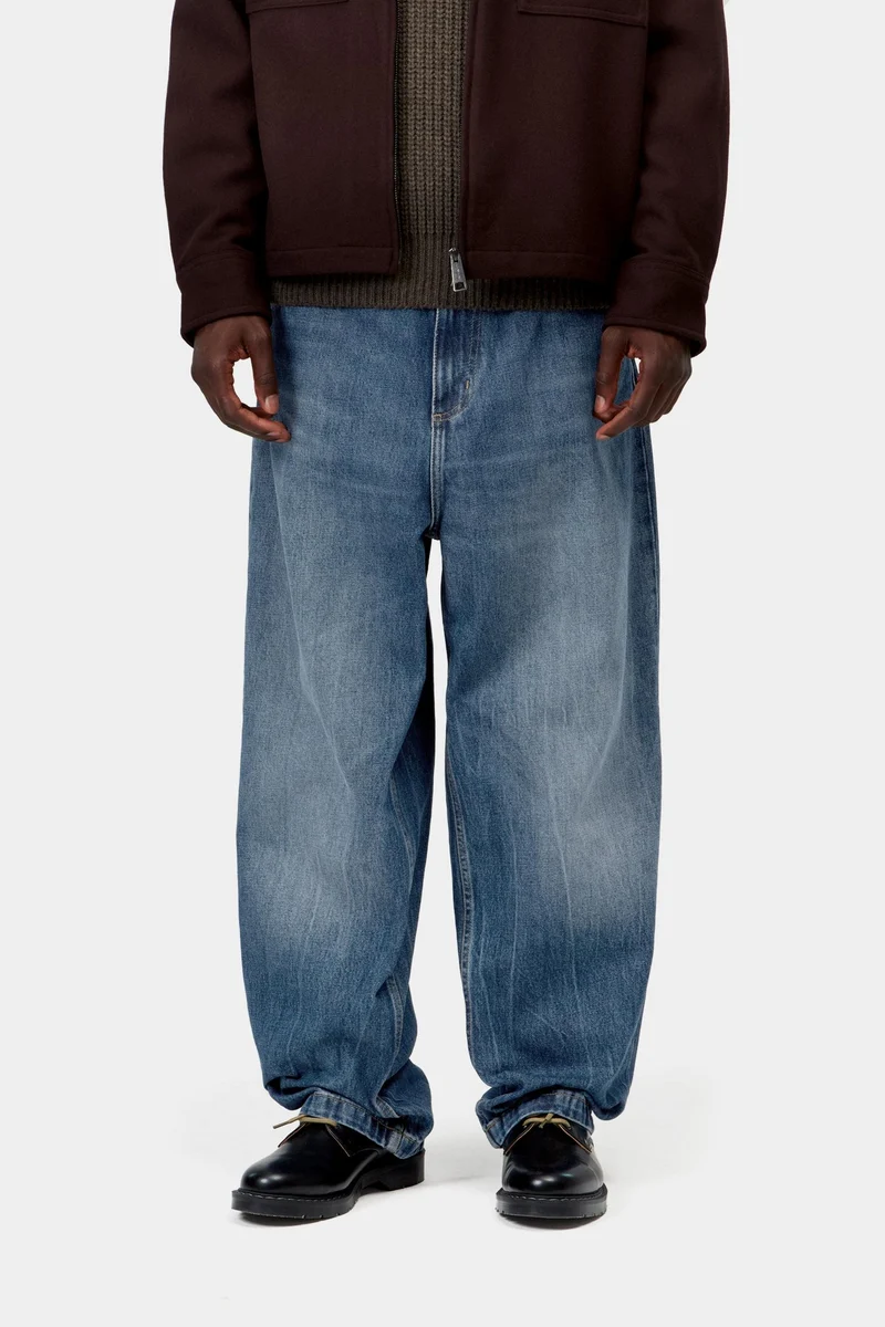 Carhartt WIP Herren Brandon Hose | Gebrauchtwäsche Blue Marble