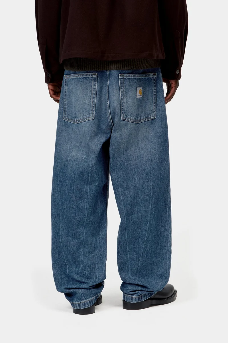 Carhartt WIP Herren Brandon Hose | Gebrauchtwäsche Blue Marble