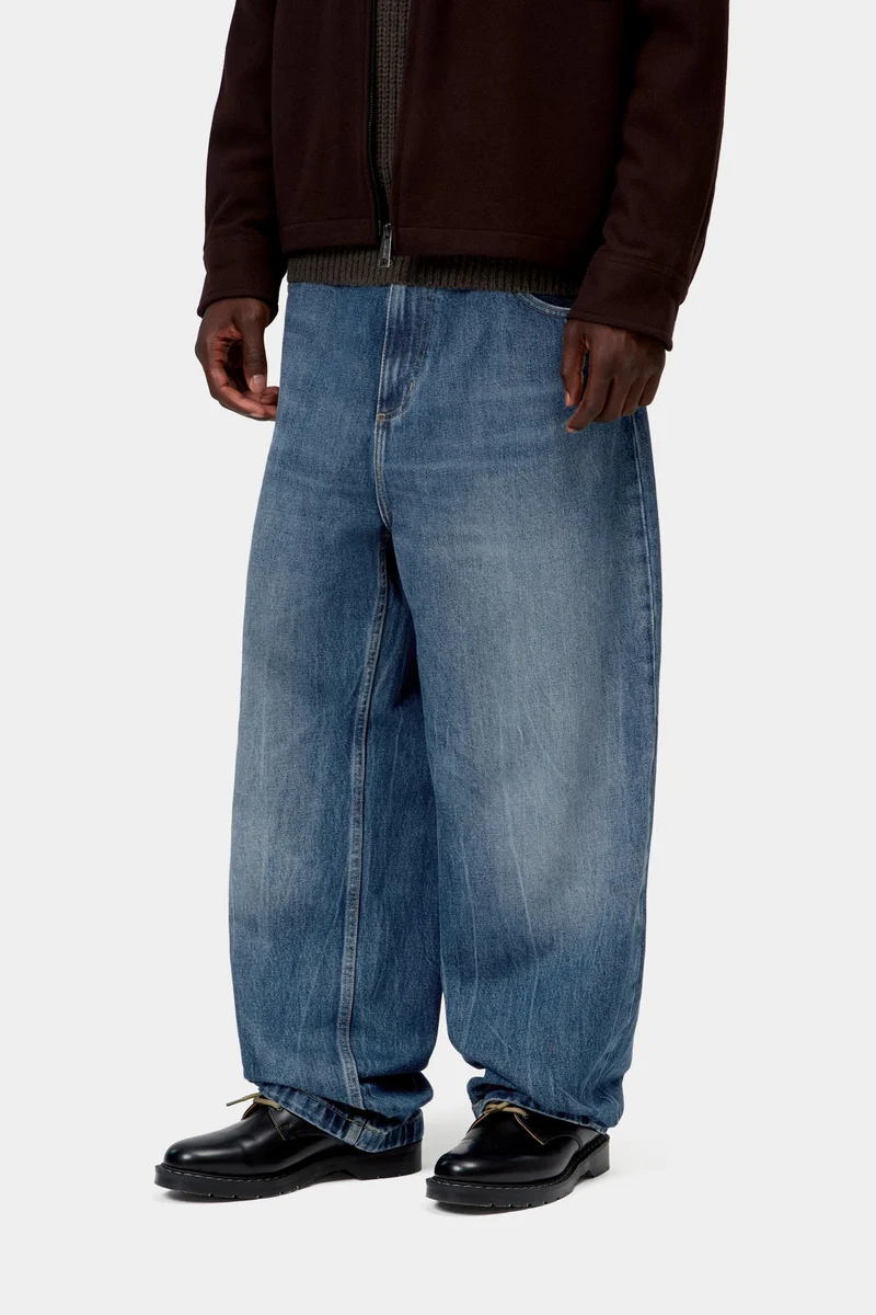 Carhartt WIP Herren Brandon Hose | Gebrauchtwäsche Blue Marble