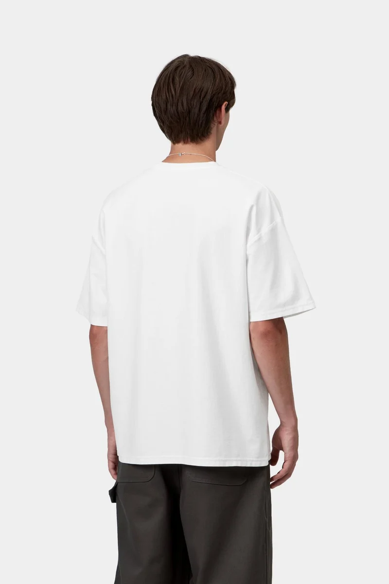 Carhartt WIP Herren-T-Shirt „Sieger 1989“ | Weiß, Heavy Stone Wash