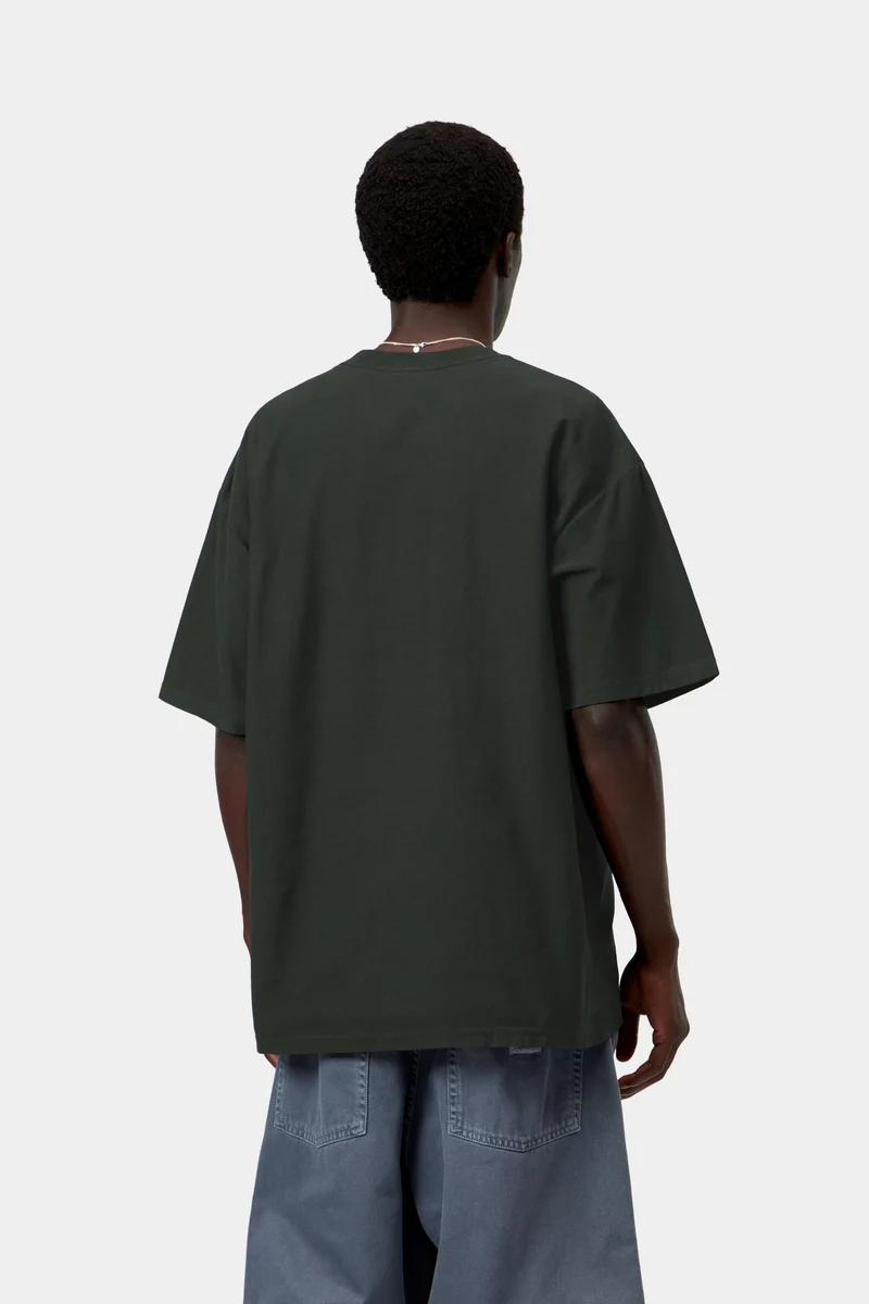 Carhartt WIP Herren-Sieger-T-Shirt von 1989 | Raven Heavy Stone Wash