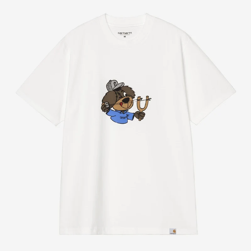 Carhartt WIP Slingshot Herren-T-Shirt | Weiß