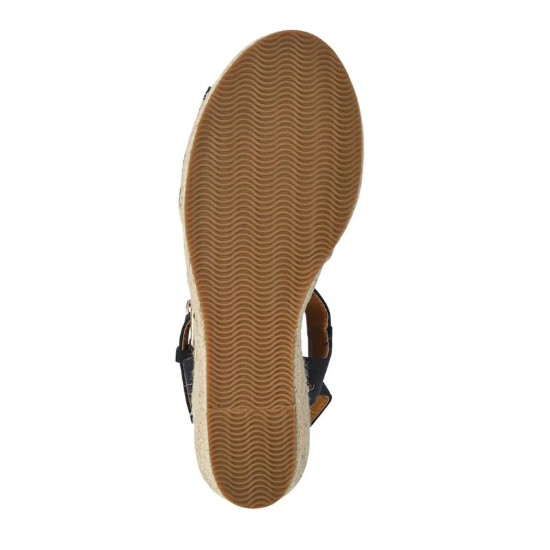Casual Buckled Espadrilles - WBINS41058 / 327 258 - Navy