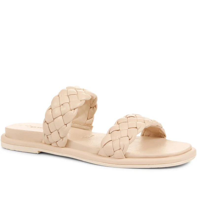 Leather Mule Sandals - TAM35505 / 321 483 - Ivory