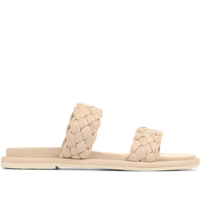 Leather Mule Sandals - TAM35505 / 321 483 - Ivory