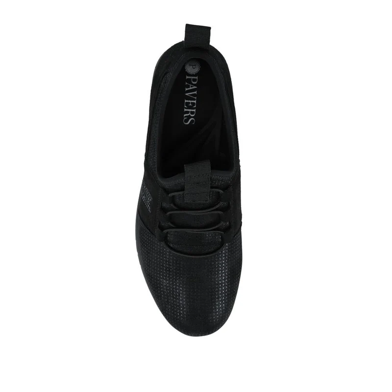 Extra Cushioned Wedge Heel Slip-On Shoes - SANYI42005 / 327 957 - Black