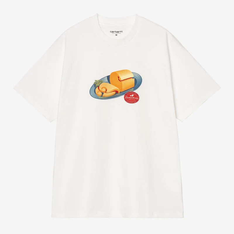 Carhartt WIP Herren-T-Shirt „Fromage“ | Weiß