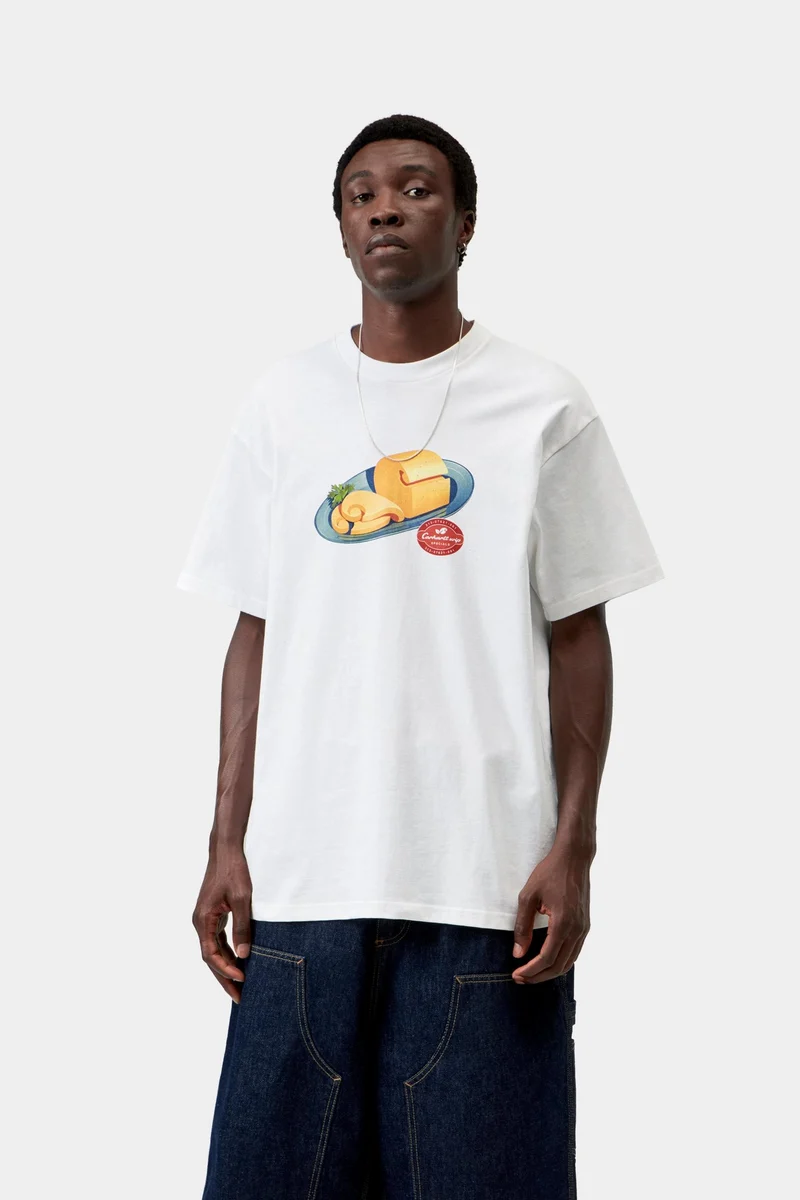 Carhartt WIP Herren-T-Shirt „Fromage“ | Weiß