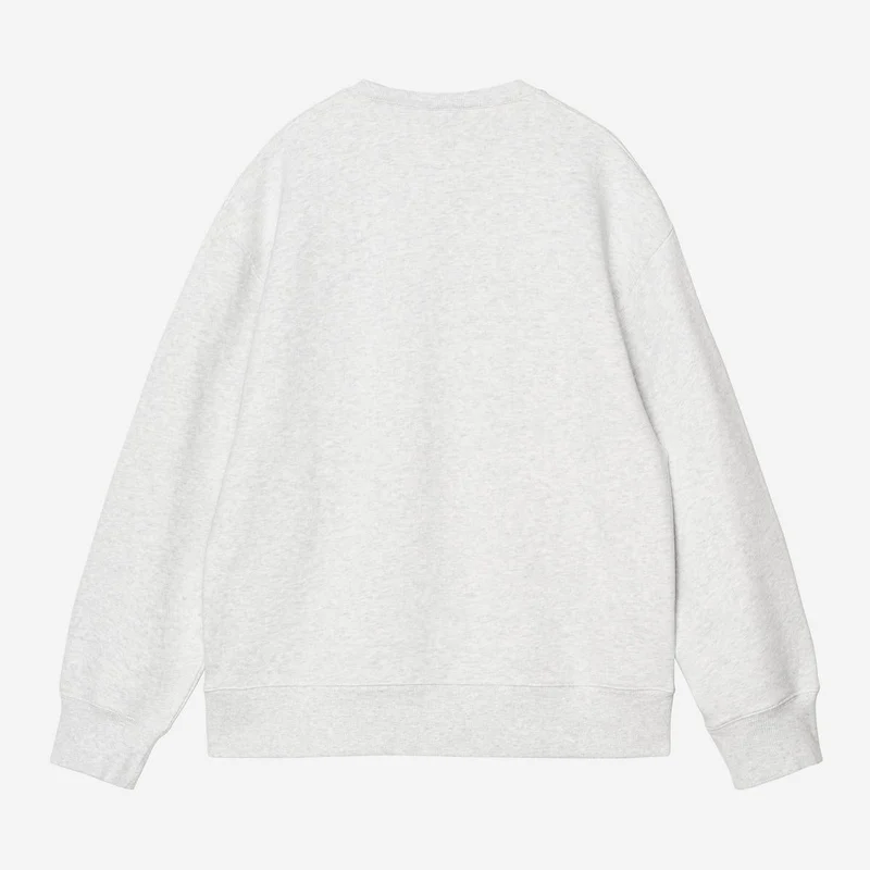 Carhartt WIP Herren-Sweatshirt „Sieger 1989“ | Ash Heather Heavy Stone Wash