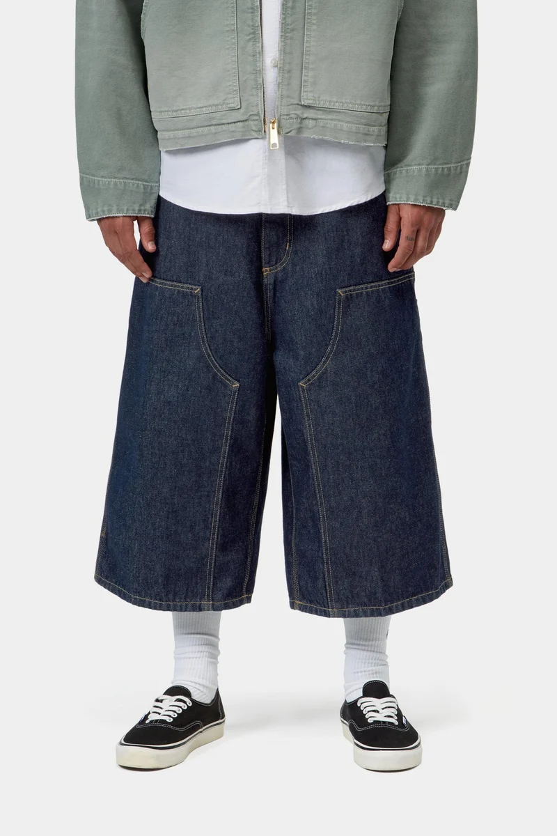 Carhartt WIP Herren OG Double Knee Kurz | Blau gespült