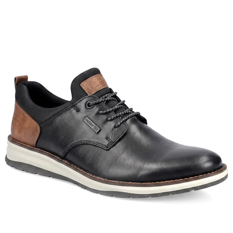 Rieker Dual-Tone Leather Shoes - RKR44507 / 329 907