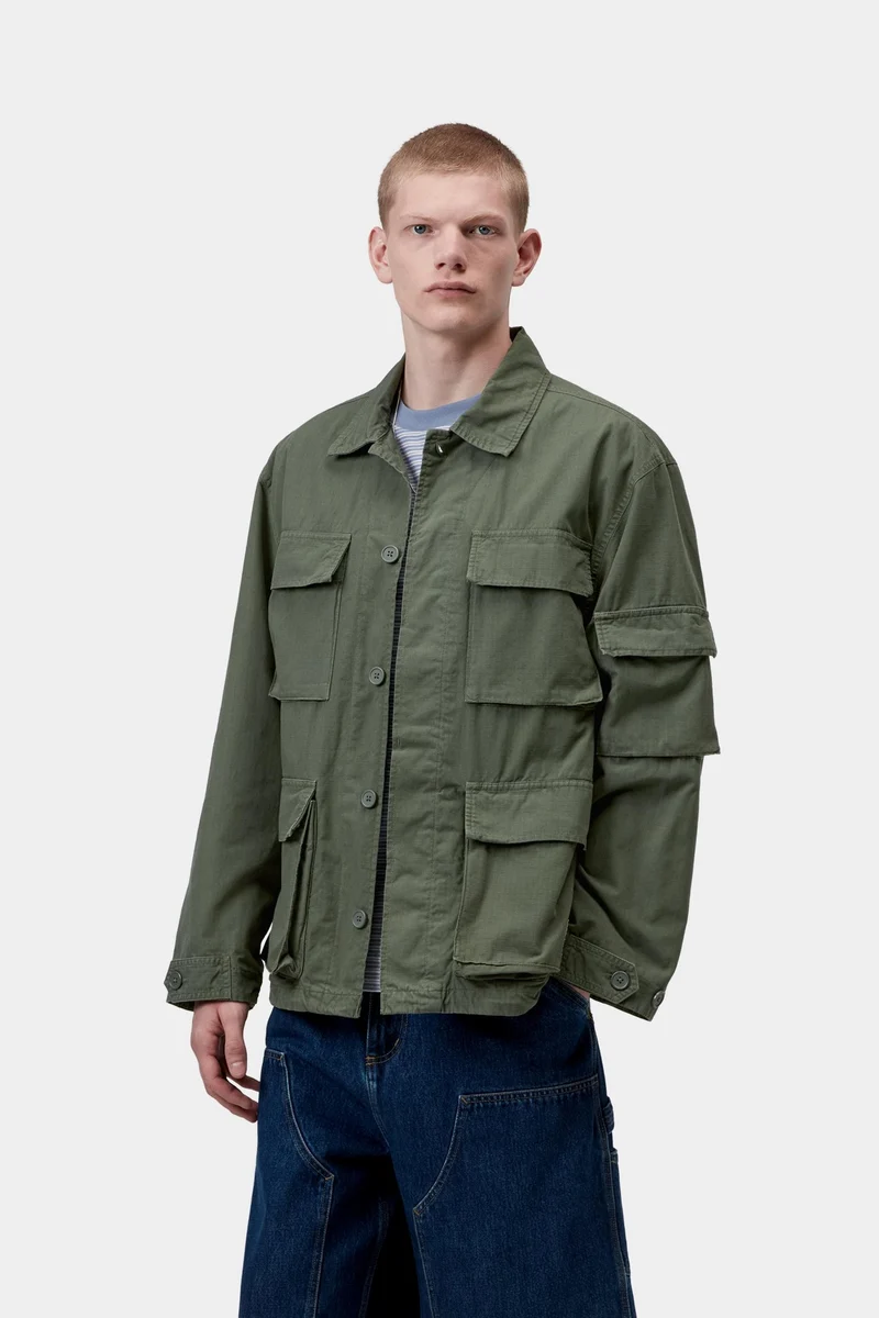 Carhartt WIP Manderson Herrenjacke | Blattgefärbt