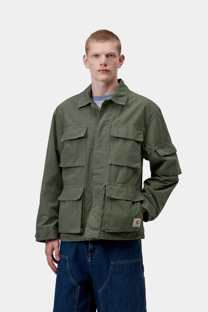 Carhartt WIP Manderson Herrenjacke | Blattgefärbt