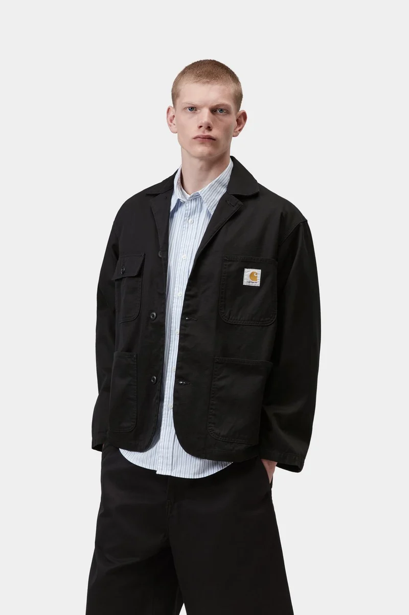 Carhartt WIP Brader Herren-Blazerjacke | Schwarz gewaschen