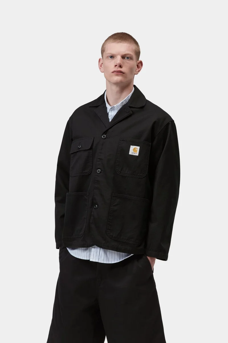 Carhartt WIP Brader Herren-Blazerjacke | Schwarz gewaschen
