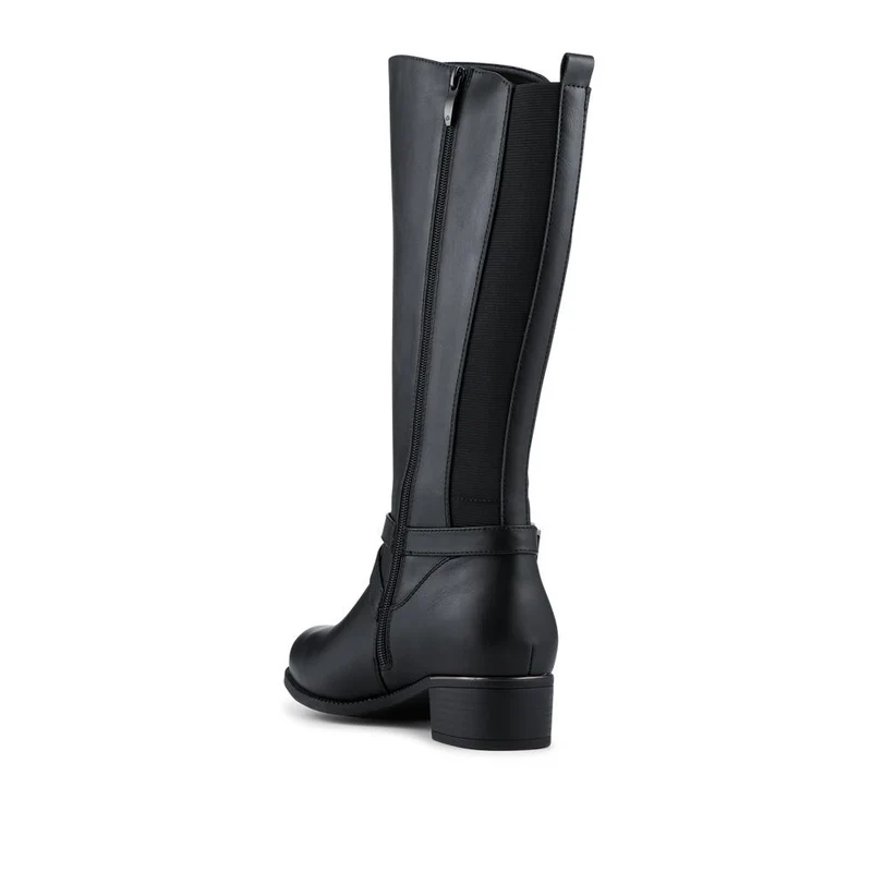 EasyFit Extra Wide Stretch Back Long Boots - MALTON / 328 473 - Black