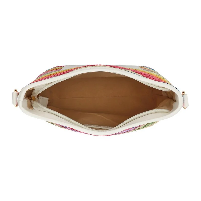 Woven Shoulder Bag - RIM39007 / 325 240 - White Multi
