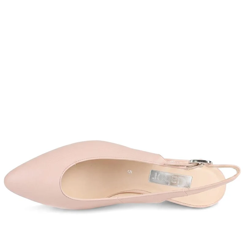 Gabor Buckle Fasten Heeled Court Shoes - GABC43512 / 330 410 - Pink