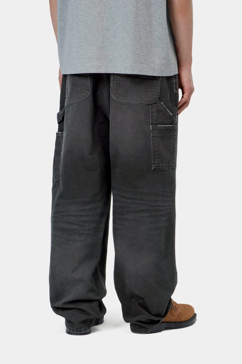 Carhartt WIP Herren OG Double Knee Hose | Black Destroy Wash