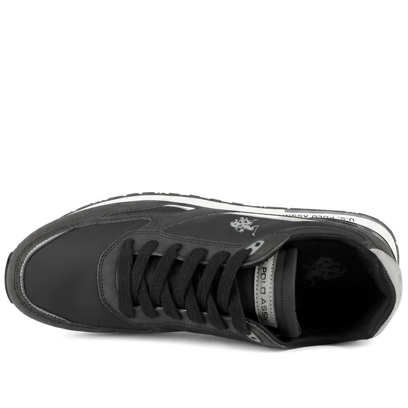US POLO ASSN Flexible Lace Up Trainers - USPOL44011 / 329 891 - Black