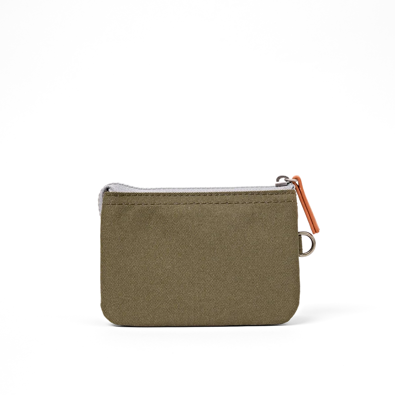 ROKA Carnaby Kleine Geldbörse aus recyceltem Canvas mit dem Aufdruck „Sea Spray“