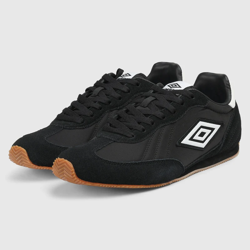 Umbro Unisex Gorton Sneaker | Schwarz-Weiß-Gummi