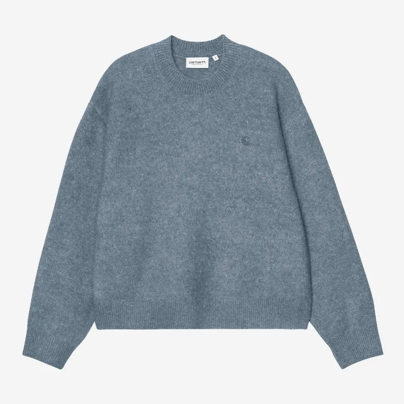 Carhartt WIP Curtis Damenpullover | Vertangled Shady Blue