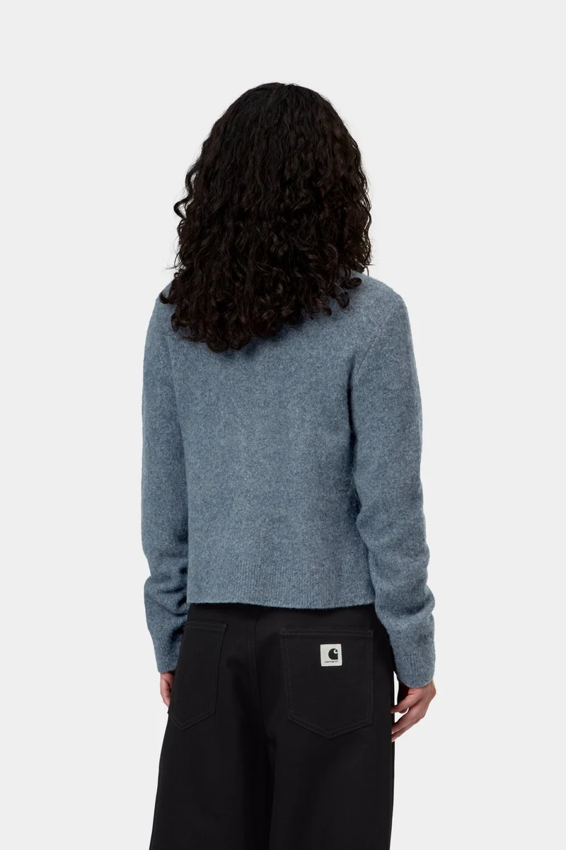 Carhartt WIP Curtis Damenpullover | Vertangled Shady Blue