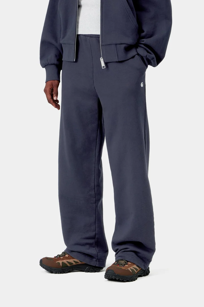 Carhartt WIP Cassie Damen-Sweatpants | Dunkelblau Silber