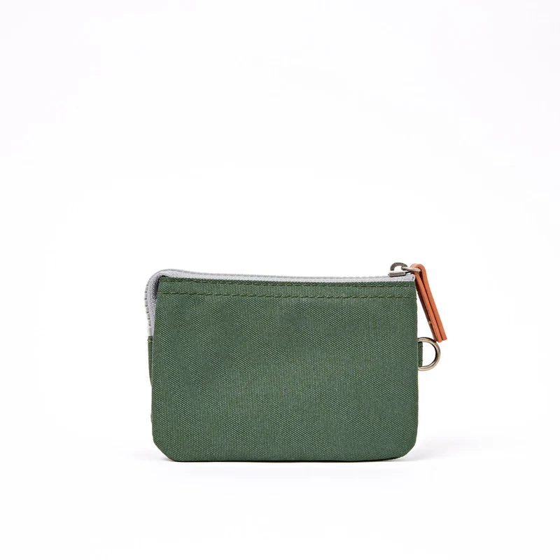 ROKA Carnaby Kleine Geldbörse aus recyceltem Canvas mit Gewittermotiv