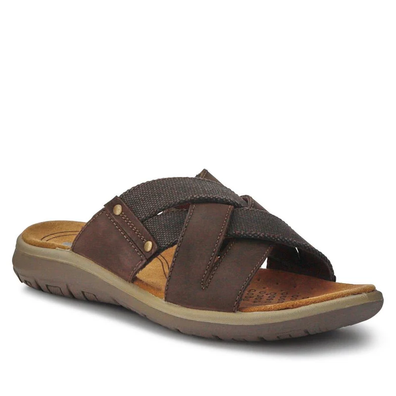Men's Leather Mules - DDIN41007 / 327 062