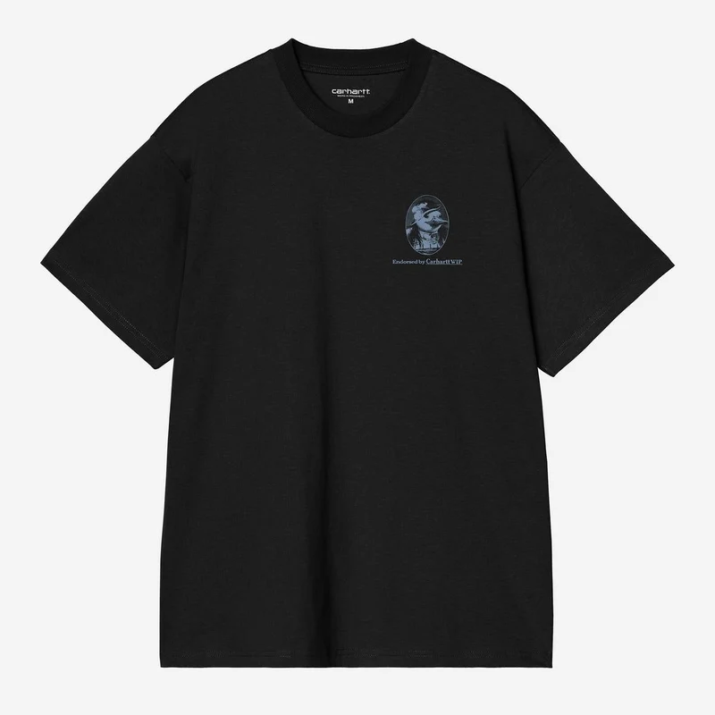 Carhartt WIP Herren-T-Shirt mit Wahlaufdruck | Schwarz