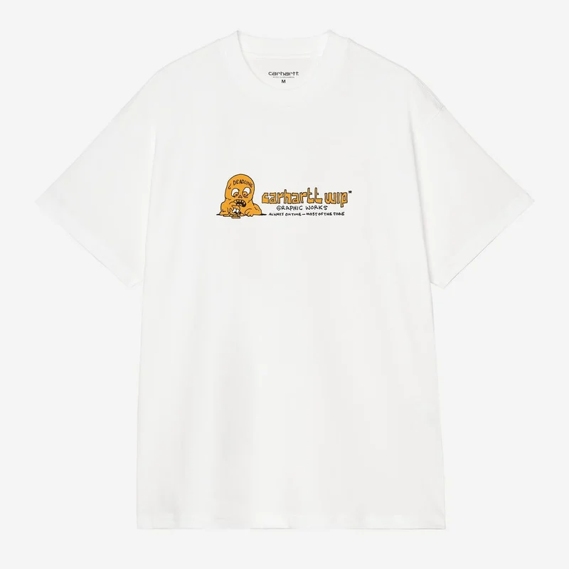 Carhartt WIP Deadline-T-Shirt für Herren | Weiß