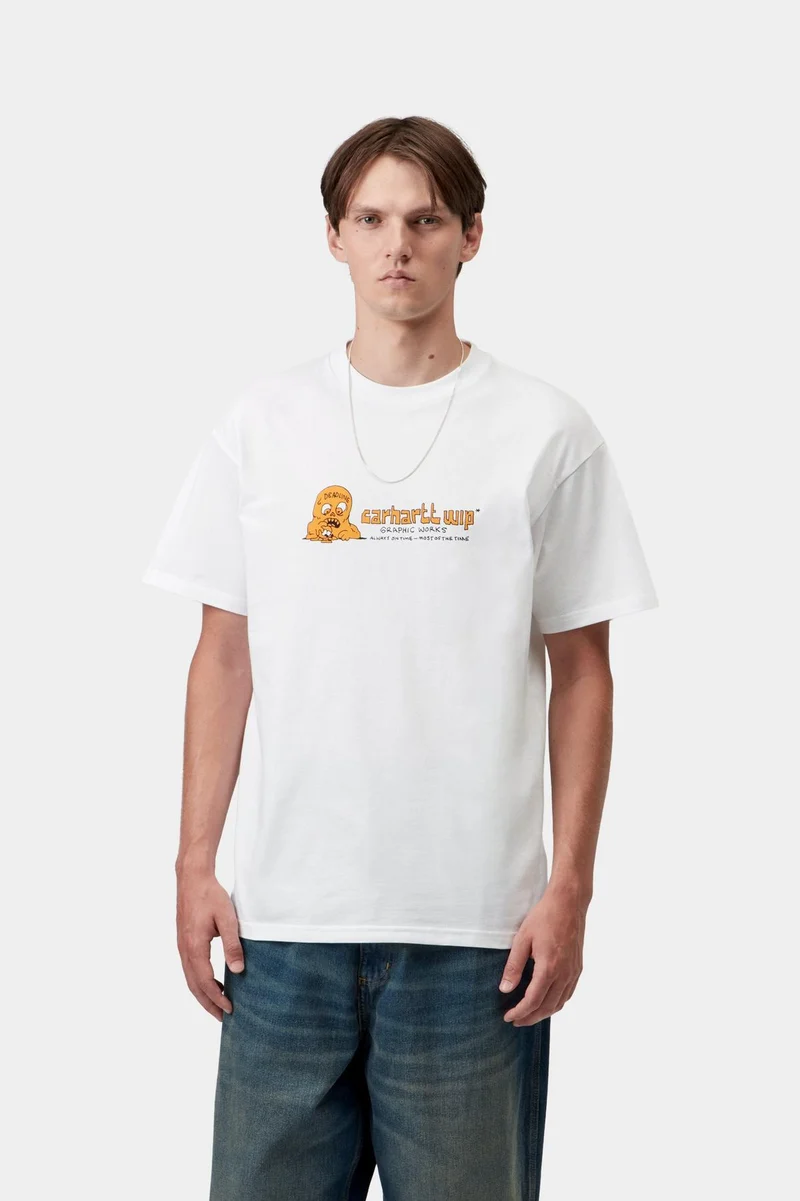 Carhartt WIP Deadline-T-Shirt für Herren | Weiß