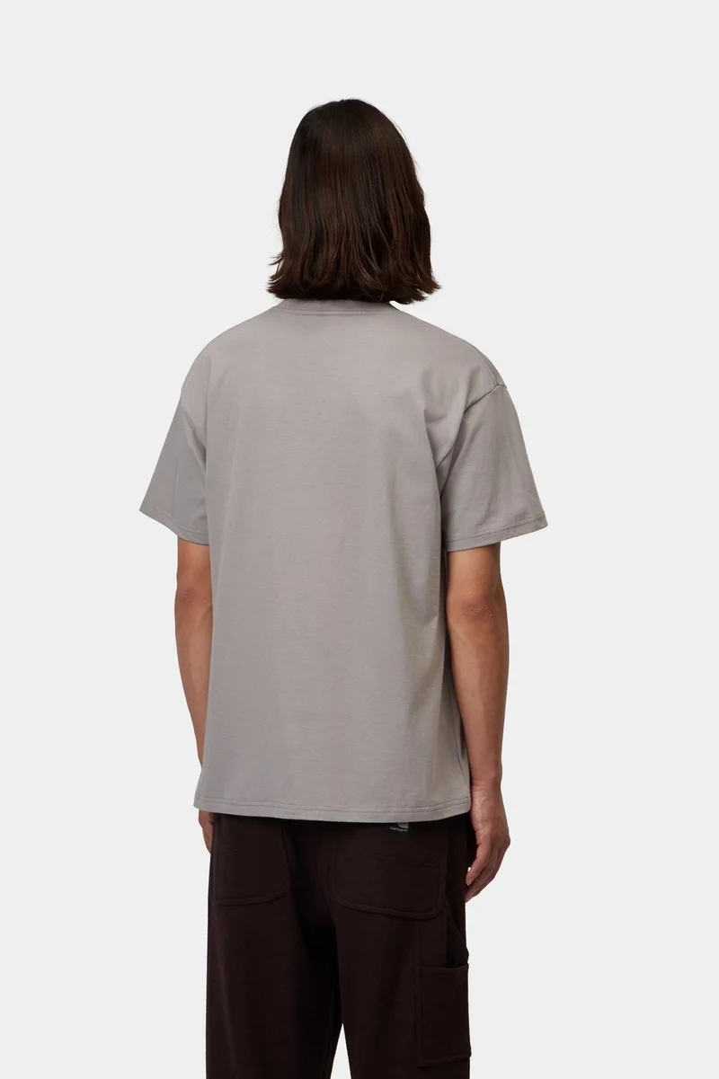 Carhartt WIP Herren-T-Shirt zum Eisangeln | Schattiges Grau