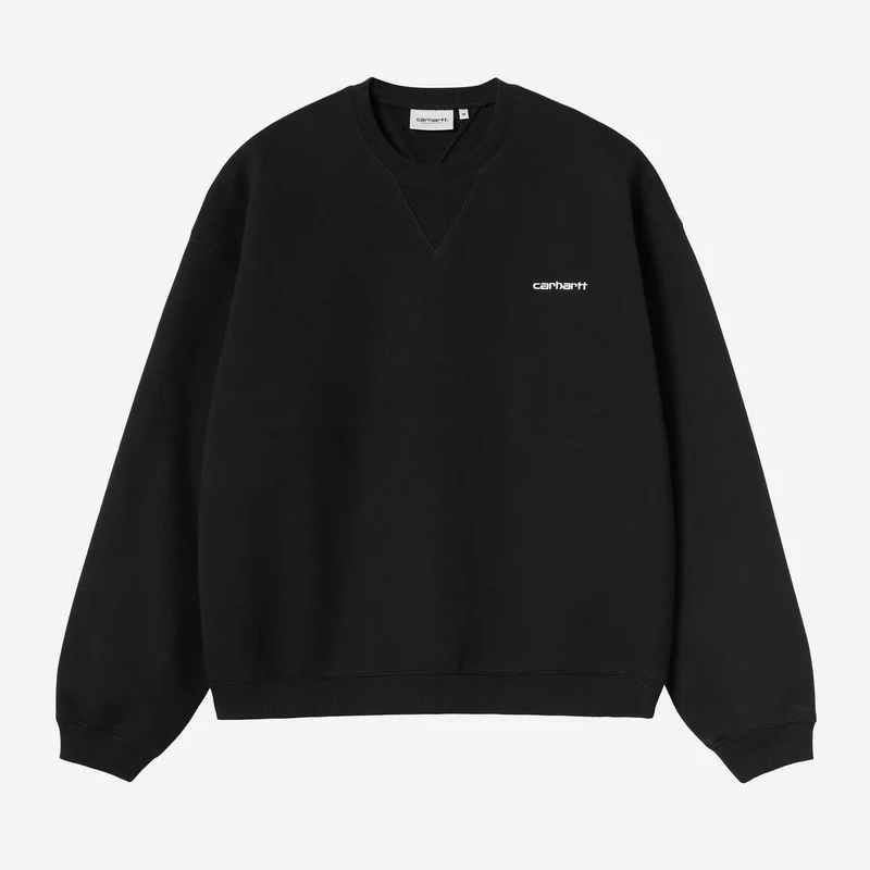 Carhartt WIP Ebbert Herren-Sweatshirt | Schwarz Weiß