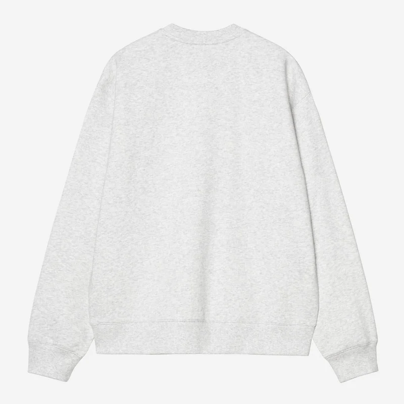 Carhartt WIP Mack Herren-Sweatshirt | Aschgrau meliert Schwarz