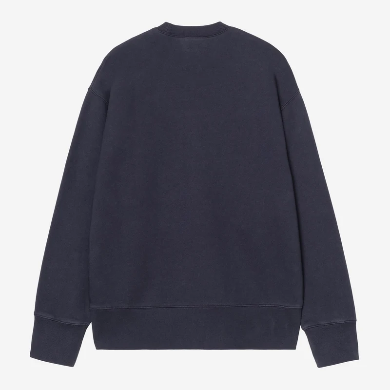 Carhartt WIP Herren-Sweatshirt „Sieger 1989“ | Dunkelblau, Heavy Stone Wash