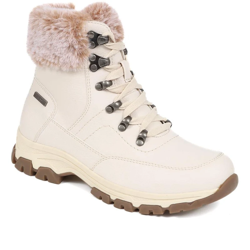 Wide Fit Water Resistant Weather Boots - WOIL40066 / 326 384