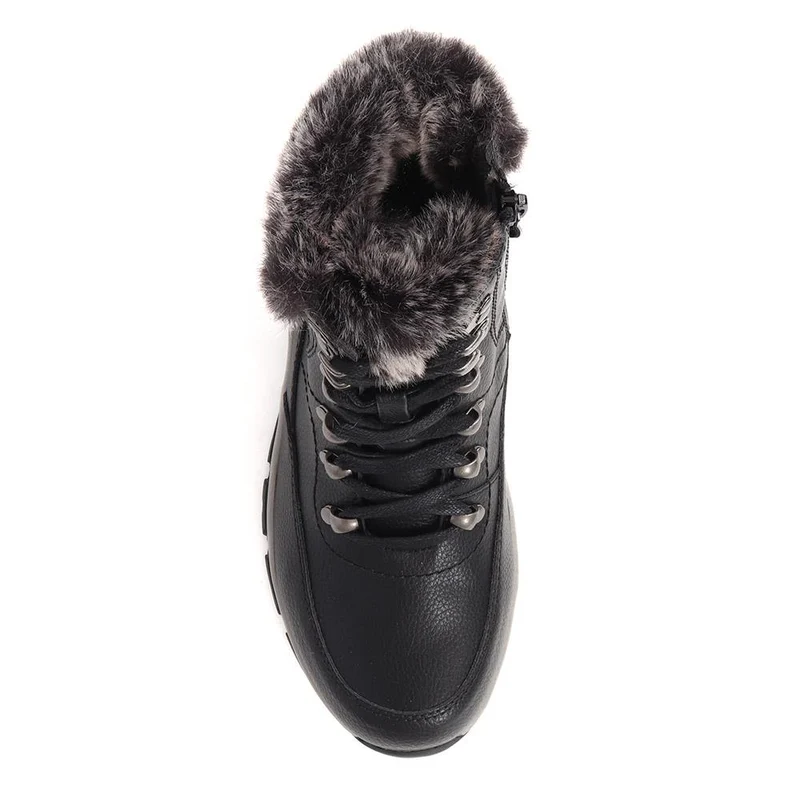 Wide Fit Water Resistant Weather Boots - WOIL40066 / 326 384 - Black
