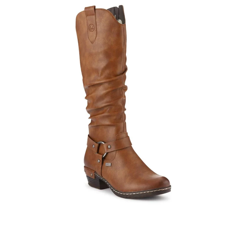 Western-Heeled Long Boots - RKR40525 / 326 087 - Tan