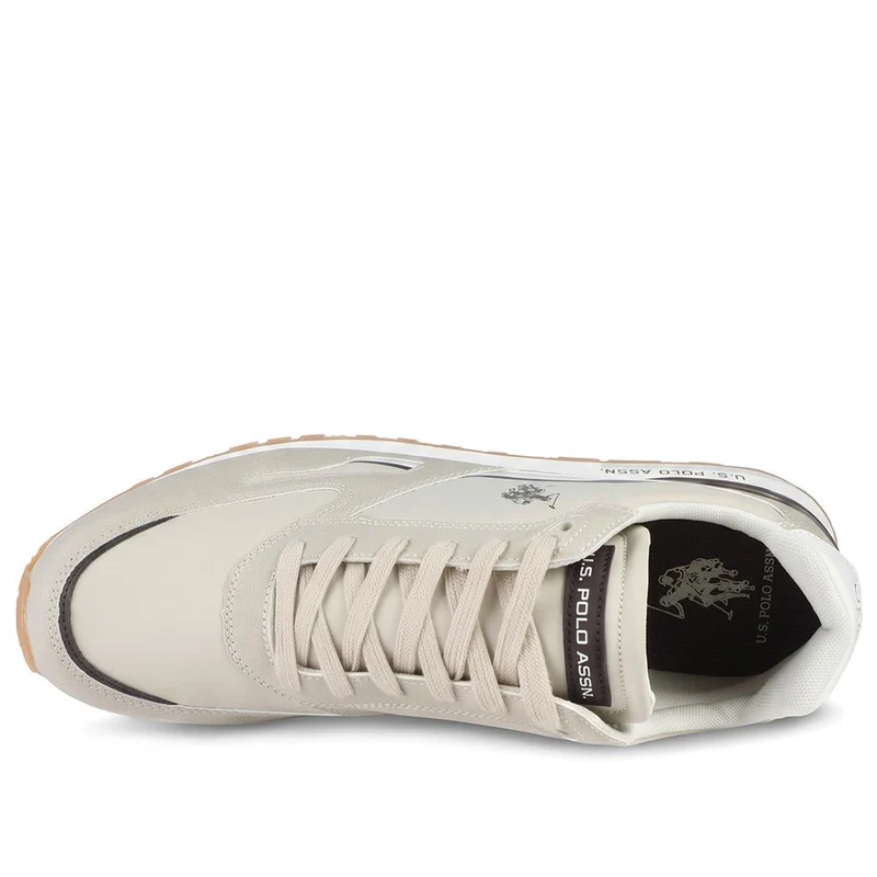 US POLO ASSN Flexible Lace Up Trainers - USPOL44011 / 329 891 - Beige
