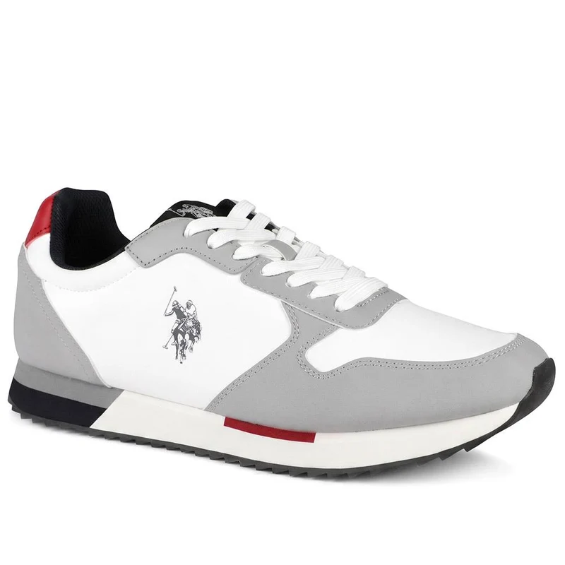 US POLO ASSN Two Tone Sporty Lace Up Trainers - USPOL43006 / 330 392
