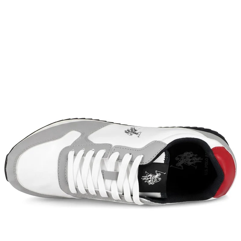 US POLO ASSN Two Tone Sporty Lace Up Trainers - USPOL43006 / 330 392 - Grey