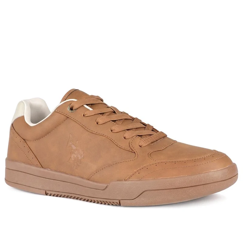 US POLO ASSN Faux Suede Lace Up Trainers - USPOL43004 / 330 391