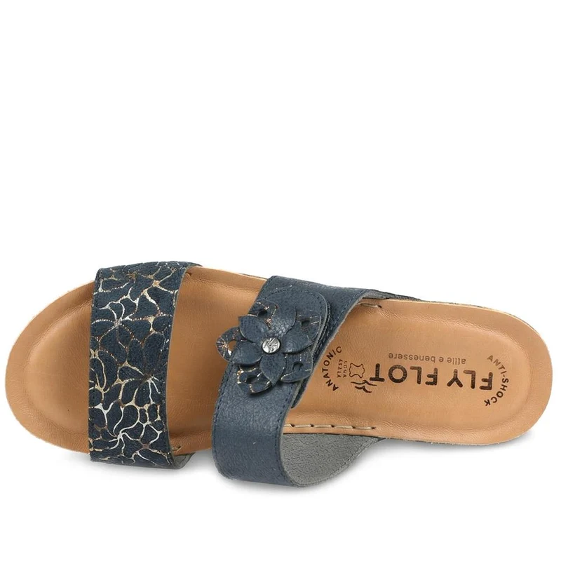 Fly Flot Adjustable Fasten Strappy Sandals - FLY43021 / 328 653 - Navy