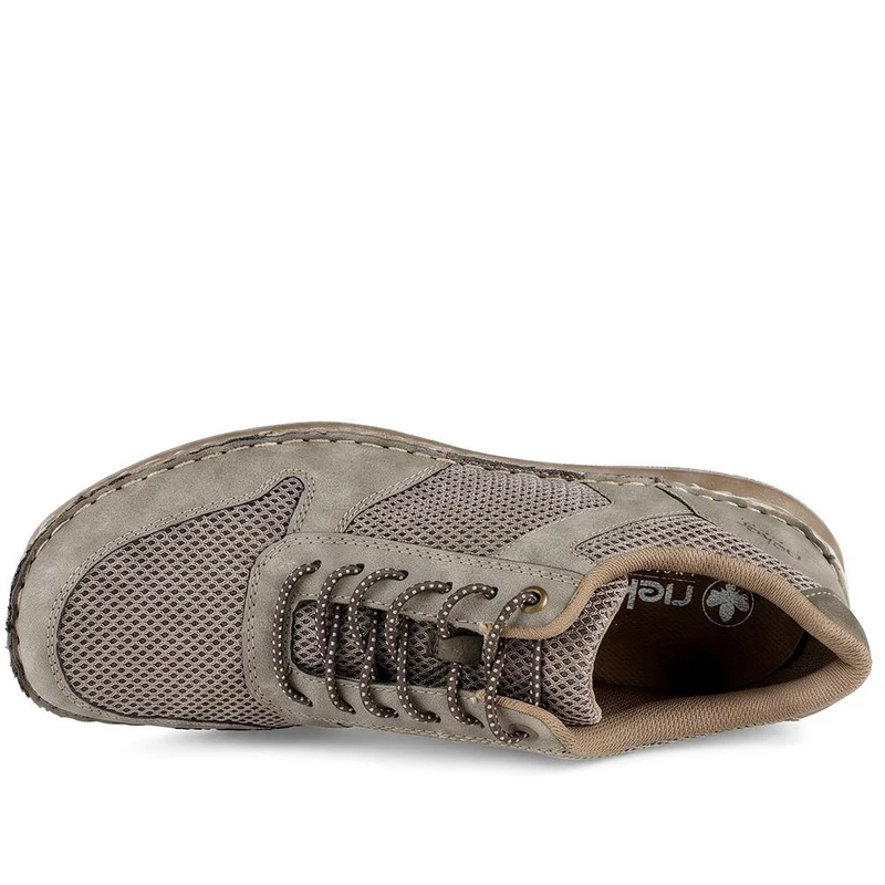 Rieker Casual Slip On Shoes W/ Bungee Laces - RKR43059 / 330 542 - Grey