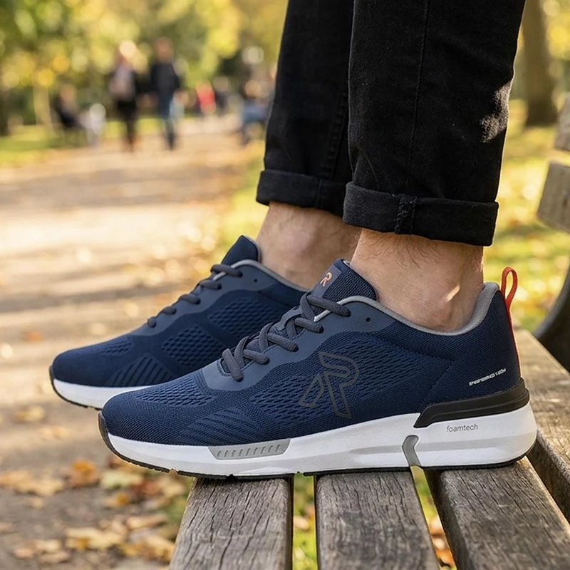 Rieker Breathable Sport Trainers - RKR43065 / 330 552 - Navy