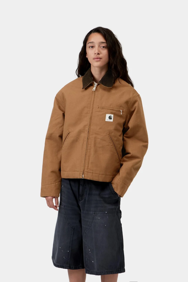 Carhartt WIP Frauen OG Detroit Jacke | WIP Hamilton Brown Tobacco